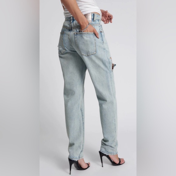 One Teaspoon BNWT High Waisted Balloon Denim Kansas Blue SZ 27 - Picture 4 of 7